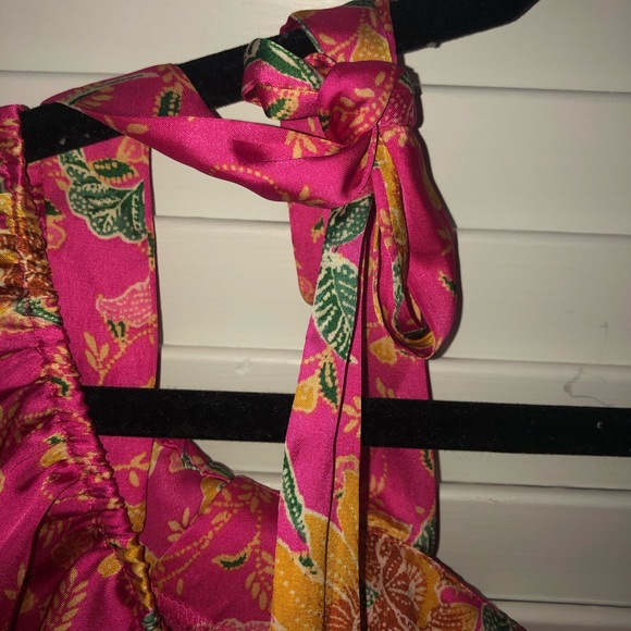 Patterned Satin Tank - Picture 5 of 6